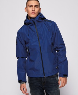 Superdry Hooded Elite SD-Windcheater Férfi Kabát Kék | DGPJQ0972